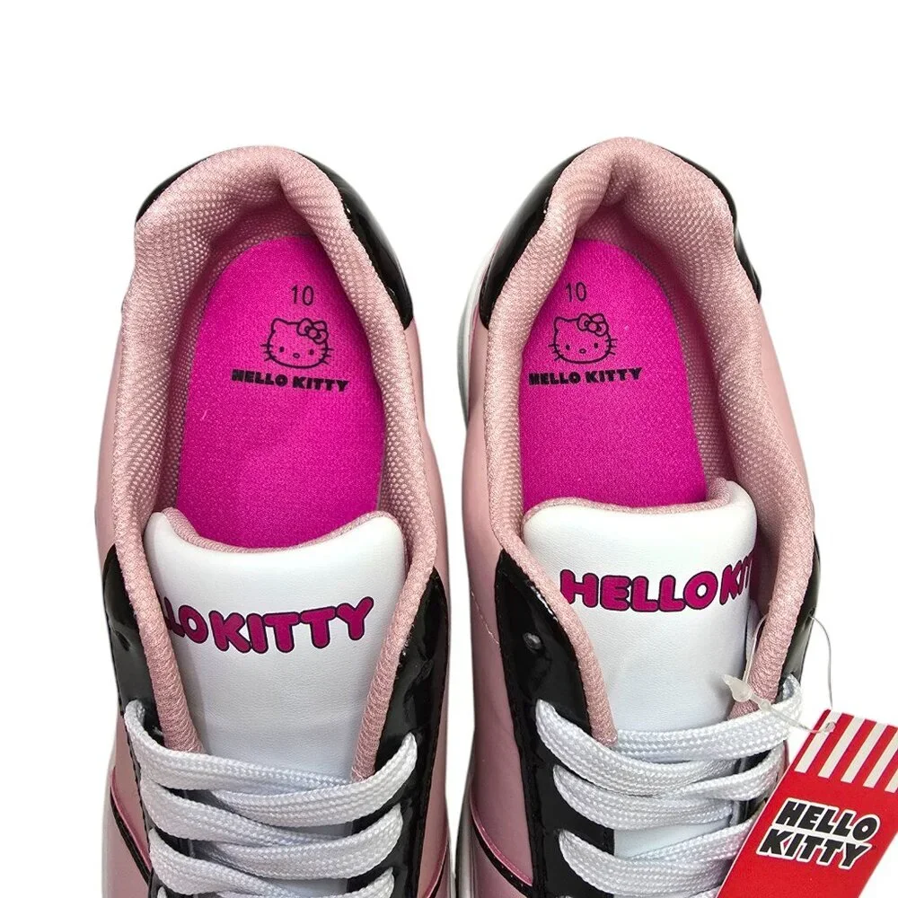 Hello Kitty Sanrio Casual Sport Court Sneakers Women's Size 10 Shoes Pink - Picture 11 of 12